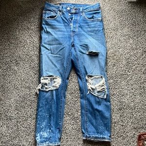 Levi High Waisted 501 Jean